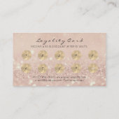 Beauty Salon Loyalty Kaart Makeup Artist Lashes 10 (Achterkant)