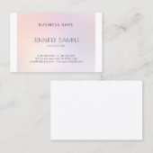 Beauty Salon Make-up Artist Professioneel Elegant Visitekaartje (Voorkant / Achterkant)