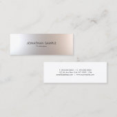 Beauty Salon Make-up Artist Professioneel Modern Mini Visitekaartje (Voorkant / Achterkant)