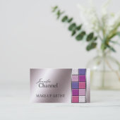 Beauty Salon Make-up Artist Visitekaartjes (Staand voorkant)