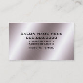 Beauty Salon Make-up Artist Visitekaartjes (Achterkant)