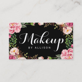 Beauty Salon Make-up Script Bloemen Afspraakkaart Afsprakenkaartje