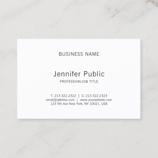 Beauty Salon Makeup kunstenaar Elegant Fine Glam P Visitekaartje (Achterkant)