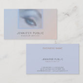 Beauty Salon Makeup kunstenaar Elegant Modern Luxu Visitekaartje (Voorkant / Achterkant)