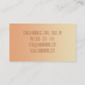 Beauty Salon / Massage / Relax / SPA Hotel Visitekaartje (Achterkant)