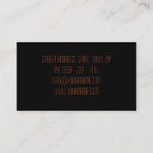 Beauty Salon / Massage / Relax / SPA House Visitekaartje (Achterkant)