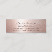 Beauty Salon Modern Blush Roos Gold Loyalty (Achterkant)