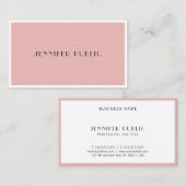 Beauty Salon Modern Simple Elegant Professional Visitekaartje (Voorkant / Achterkant)