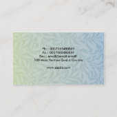 Beauty Salon modieus visitekaartje (Achterkant)