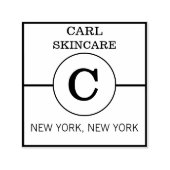 Beauty Salon Monogram Self Inking Rubber Stamp Zelfinktende Stempel (Design)
