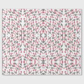 Beauty Salon, Nail Salon en Spa Lipstick Makeup Cadeaupapier (Vlak)