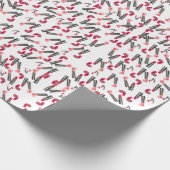 Beauty Salon, Nail Salon en Spa Lipstick Makeup Cadeaupapier (Hoek)