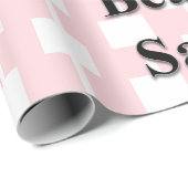 Beauty Salon, Nail Salon en Spa Lipstick Makeup Cadeaupapier (Rol Hoek)