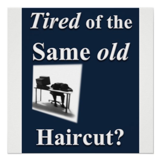 Beauty Salon, Nail Salon, posters van de barbersho (Voorkant)