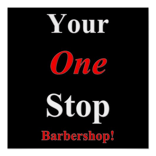 Beauty Salon, Nail Salon, posters van de barbersho (Voorkant)