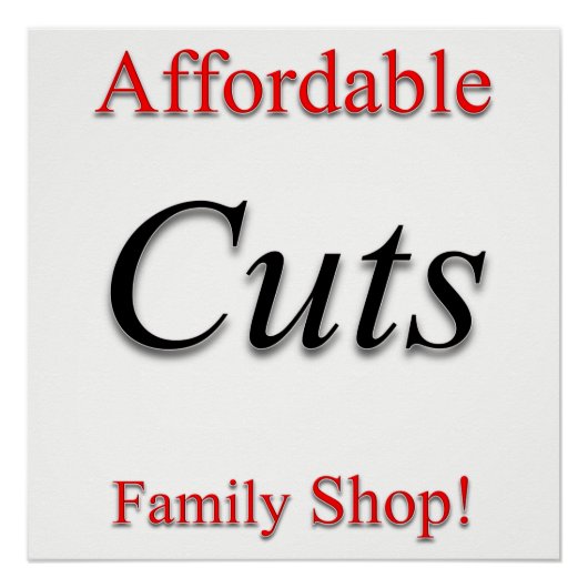 Beauty Salon, Nail Salon, posters van de barbersho (Voorkant)