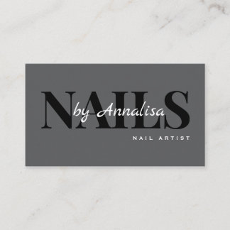 Beauty Salon Nails Business Card Visitekaartje
