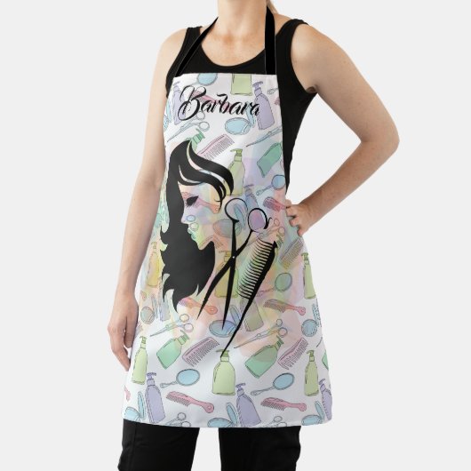 Beauty Salon personaliseren Schort (Insitu)