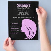 Beauty Salon (Plum) Flyer (Hand)