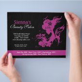 Beauty Salon (Plum) Flyer (Hand)