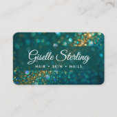 Beauty Salon QR Code Professional Visitekaartje (Voorkant)