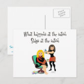 Beauty Salon Secrets Briefkaart (Voorkant / Achterkant)