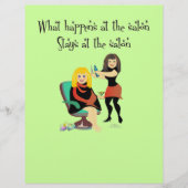 Beauty Salon Secrets Flyer (Voorkant)