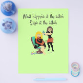 Beauty Salon Secrets Flyer (Enkel)