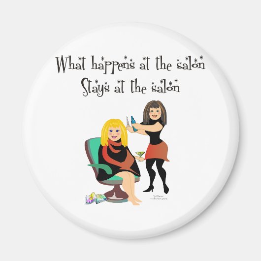 Beauty Salon Secrets Magneet (Voorkant)