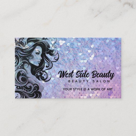 Beauty Salon Slogans Visitekaartjes (Voorkant)