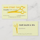 Beauty Salon Spa Afsprakenkaartje (Voorkant / Achterkant)
