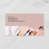 Beauty Salon Spa Lashes Brows Visitekaartje (Achterkant)