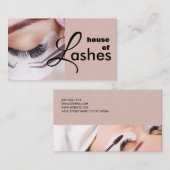 Beauty Salon Spa Lashes Brows Visitekaartje (Voorkant / Achterkant)