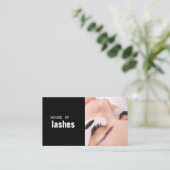 Beauty Salon Spa Lashes Brows Visitekaartje (Staand voorkant)
