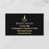 Beauty Salon Stylist Make-up Artiest Cosmetologist Visitekaartje (Achterkant)