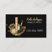 Beauty Salon Stylist Make-up Artiest Cosmetologist Visitekaartje (Voorkant)