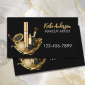 Beauty Salon Stylist Make-up Artiest Cosmetologist Visitekaartje