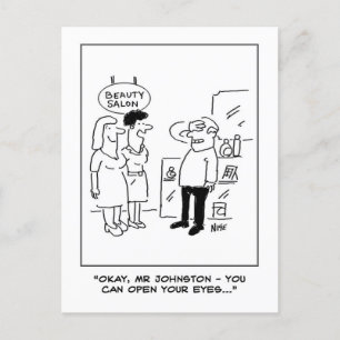 Beauty Salon Surprise Briefkaart