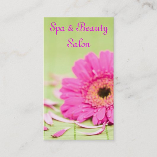 Beauty Salon Visitekaartje (Voorkant)