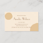 Beauty Salon Visitekaartje (Achterkant)