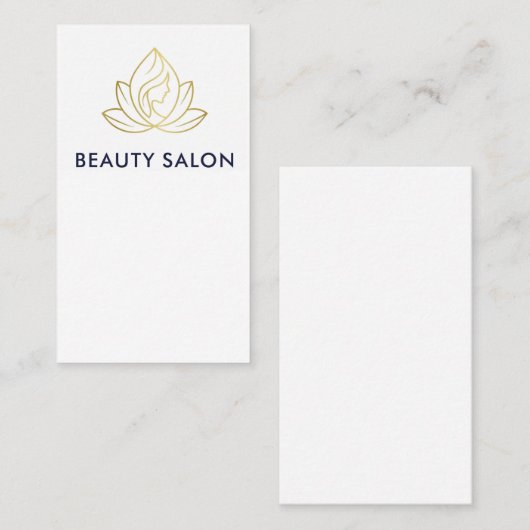 Beauty Salon Visitekaartje (Voorkant / Achterkant)