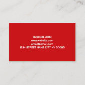 Beauty Salon Visitekaartje (Achterkant)