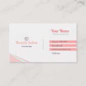Beauty salon visitekaartje (Voorkant)