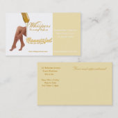 Beauty Salon Visitekaartje Afsprakenkaartje (Voorkant / Achterkant)