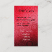 Beauty Salon Visitekaartjes (Achterkant)