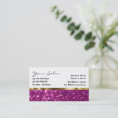 Beauty Salon Visitekaartjes (Staand voorkant)