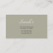 Beauty Salon - visitekaartjes (Achterkant)