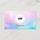 Beauty Salon Wimper Kaarten Sjablonen Visitekaartje (Achterkant)