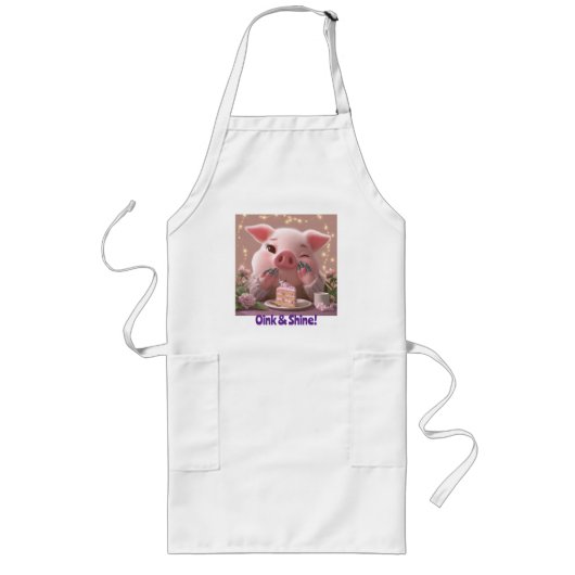 Beauty Salon Work Apron Lang Schort (Voorkant)