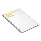 Beauty Sass Quote Spiral Notitieboek (Rechterzijde)